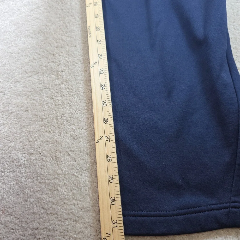 Nike Sweatpants Men L Blue Therma-Fit Straight Leg Fleece Activewear Drawstring
